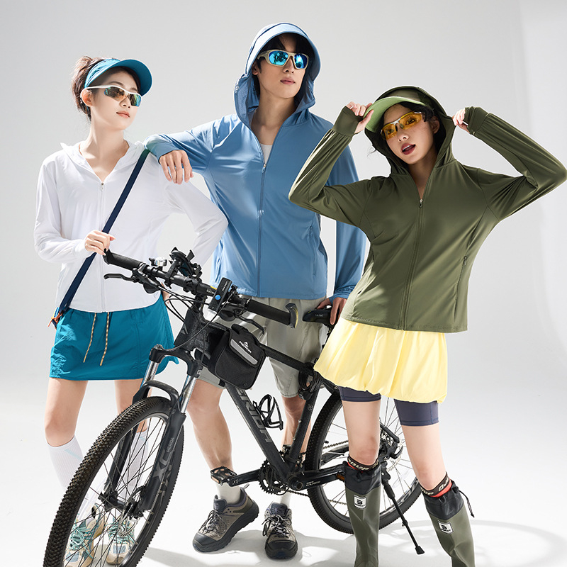 Vonkajšia windbreaker s UPF50+ UV ochranou, priedušný, rýchloschnúci, nylonová, s kapucňou