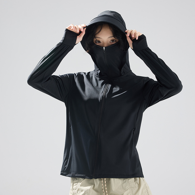 Vonkajšia windbreaker s UPF50+ UV ochranou, priedušný, rýchloschnúci, nylonová, s kapucňou