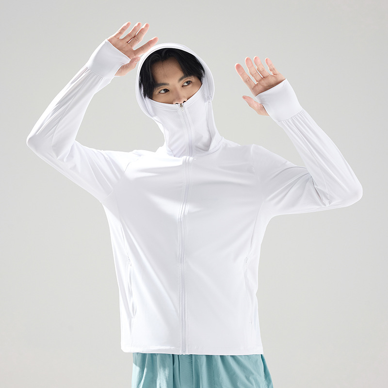 Vonkajšia windbreaker s UPF50+ UV ochranou, priedušný, rýchloschnúci, nylonová, s kapucňou