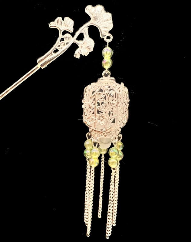 Clip de păr din aliaj, stil național, design geometric, placare electrolitică, ambalaj individual, lansare iarna 2025