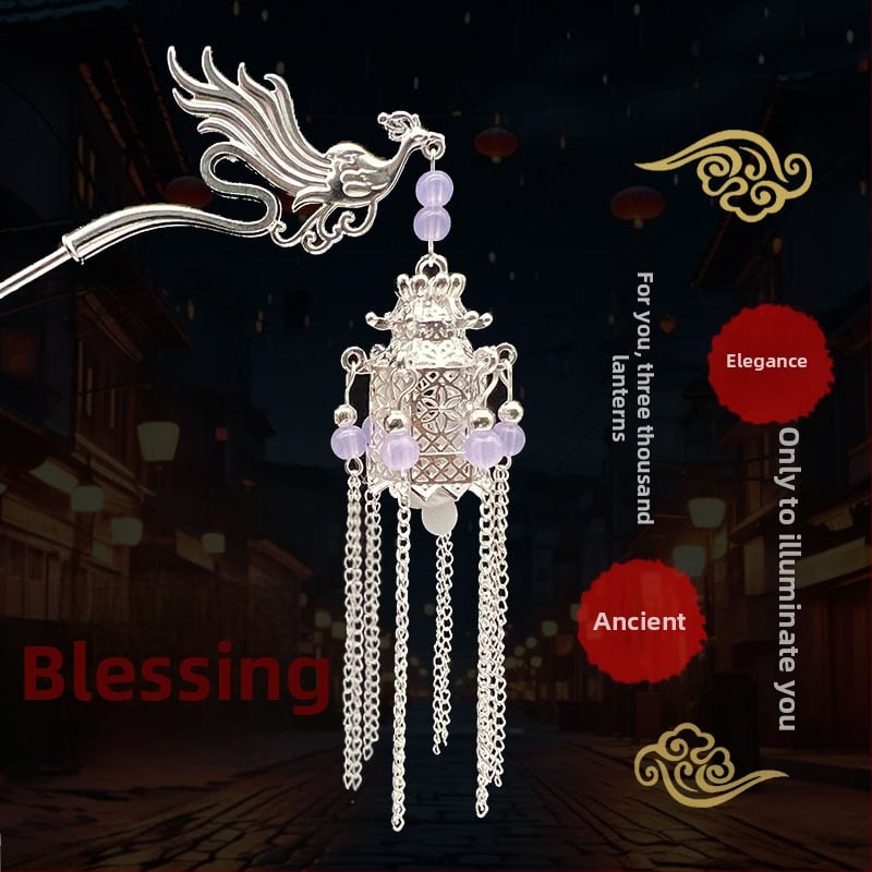 Clip de păr din aliaj, stil național, design geometric, placare electrolitică, ambalaj individual, lansare iarna 2025