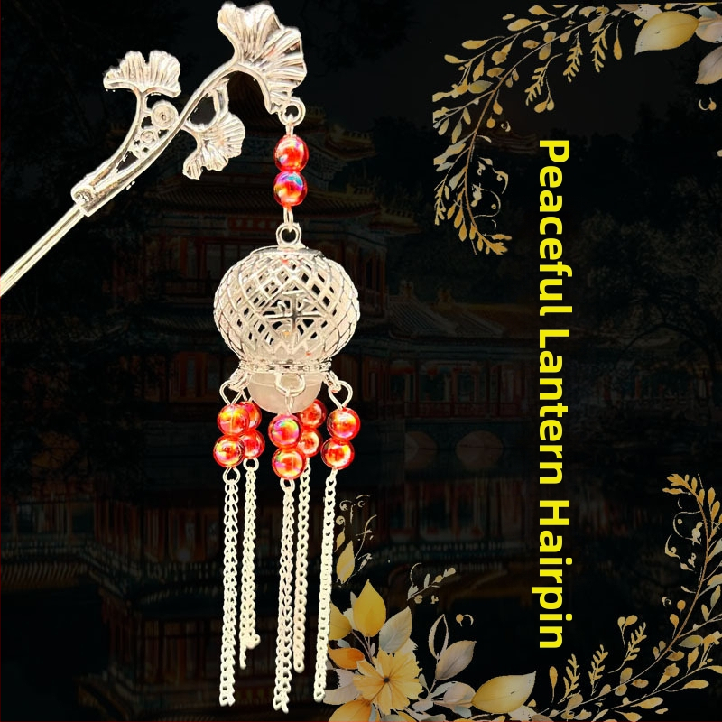 Clip de păr din aliaj, stil național, design geometric, placare electrolitică, ambalaj individual, lansare iarna 2025