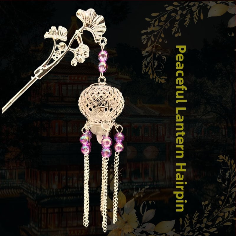 Clip de păr din aliaj, stil național, design geometric, placare electrolitică, ambalaj individual, lansare iarna 2025