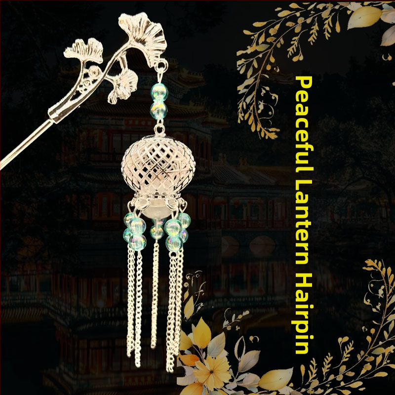 Clip de păr din aliaj, stil național, design geometric, placare electrolitică, ambalaj individual, lansare iarna 2025