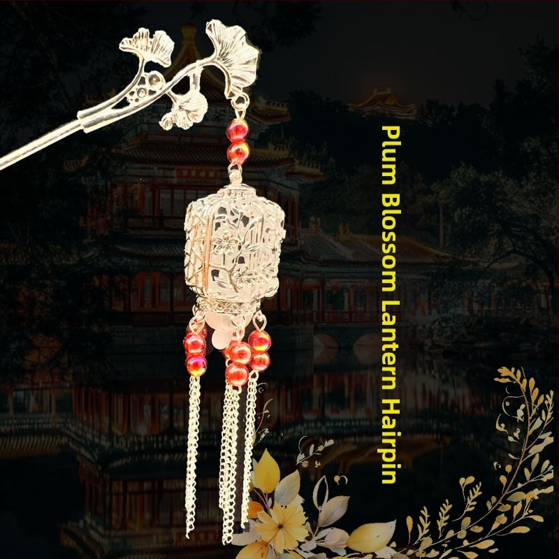 Clip de păr din aliaj, stil național, design geometric, placare electrolitică, ambalaj individual, lansare iarna 2025