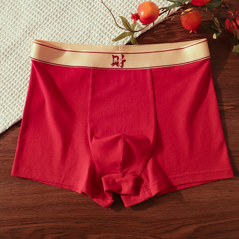 Plusz méretű férfi boxeralsók, 2 darabos készlet, varrás nélküli, lélegző pamutanyag, középmagas derék