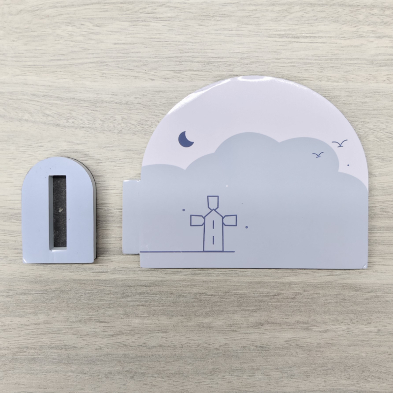 Gyermekek magasságmérő falikép – 3D Cartoon dizájn, PVC, vízálló, aranyos állatmintával, 1 darab