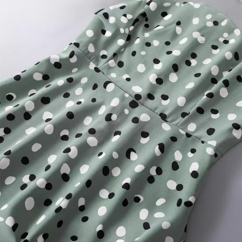 Rochie fără mâneci, până la genunchi, imprimeu floral, croi A-line, poliester