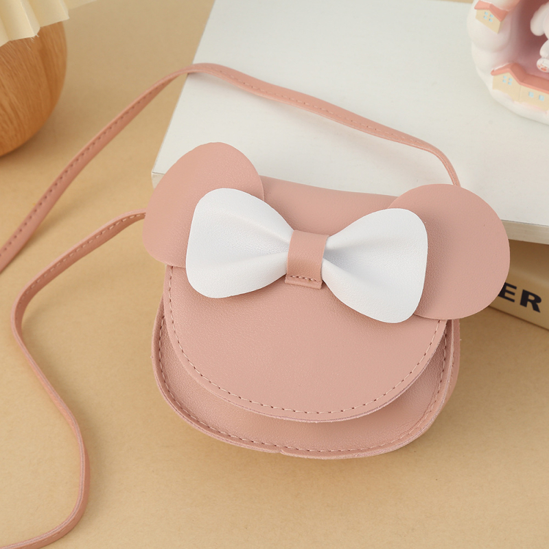 Portofel pentru monede pentru fete West Bridge, PU material, model geometric, stil proaspăt și dulce