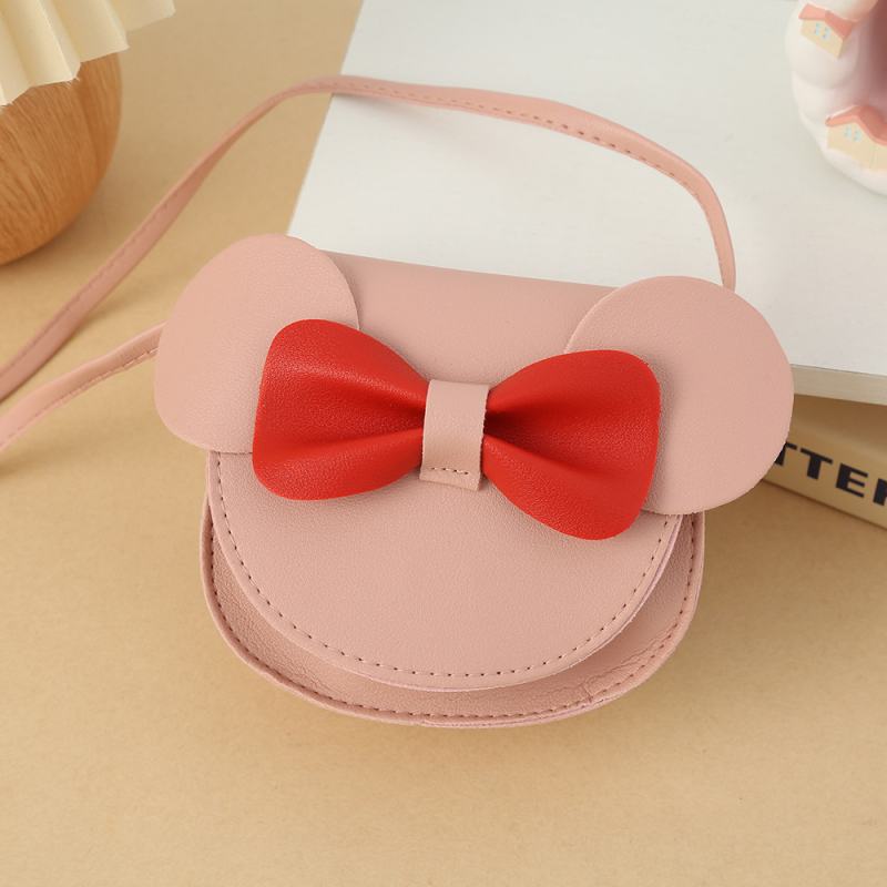 Portofel pentru monede pentru fete West Bridge, PU material, model geometric, stil proaspăt și dulce