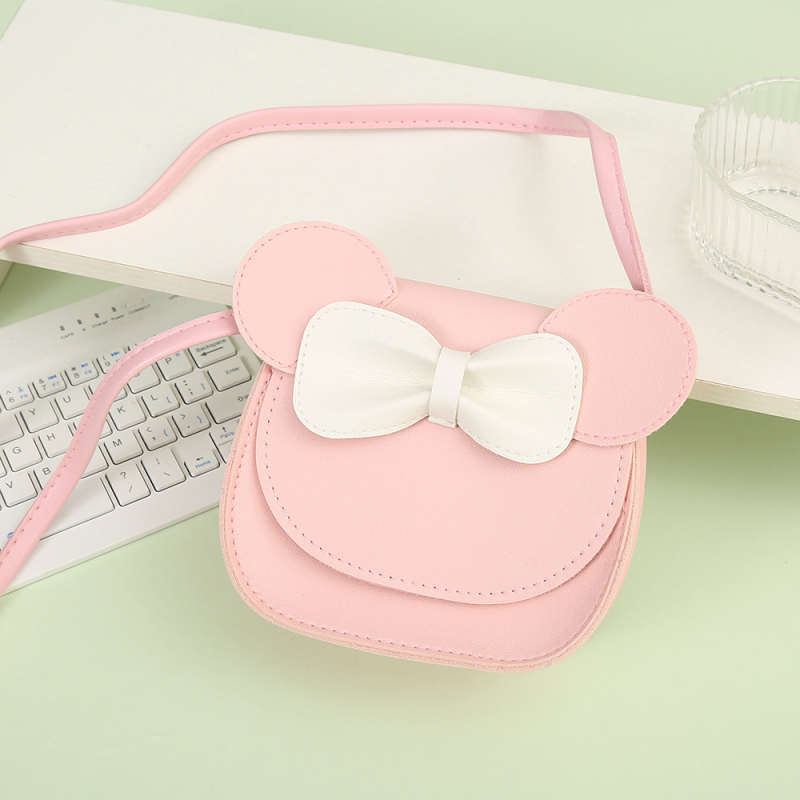 Portofel pentru monede pentru fete West Bridge, PU material, model geometric, stil proaspăt și dulce