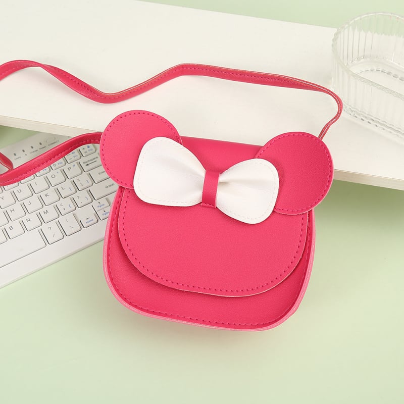 Portofel pentru monede pentru fete West Bridge, PU material, model geometric, stil proaspăt și dulce