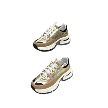 Unisex αθλητικά παπούτσια με επάνω μέρος από δέρμα βοδιού, σόλα καουτσούκ, κορδόνια, χαμηλό τακούνι 1–3 cm, χρωματικό συντονισμό