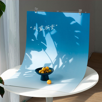 Hârtie de fundal gradient pentru fotografie, decor de scenă cu două fețe pentru still life, îngrijire a pielii, mâncare și prăjituri