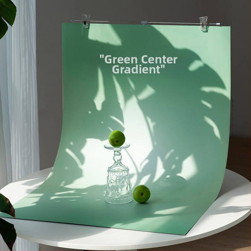 Hârtie de fundal gradient pentru fotografie, decor de scenă cu două fețe pentru still life, îngrijire a pielii, mâncare și prăjituri