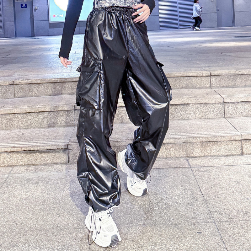 Női rövid utcai tánc öltözet-szett, jazz/hip-hop gyakorlására – ősz 2025, pamutkeverék 50–70% + más anyag <30%