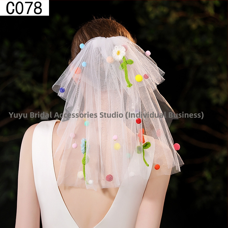 Αξεσουάρ κεφαλής από διχτυωτό ύφασμα με φιόγκο, γλυκό γυναικείο στυλ, μοτίβο, κατάλληλο για γάμο και δώρα γενεθλίων