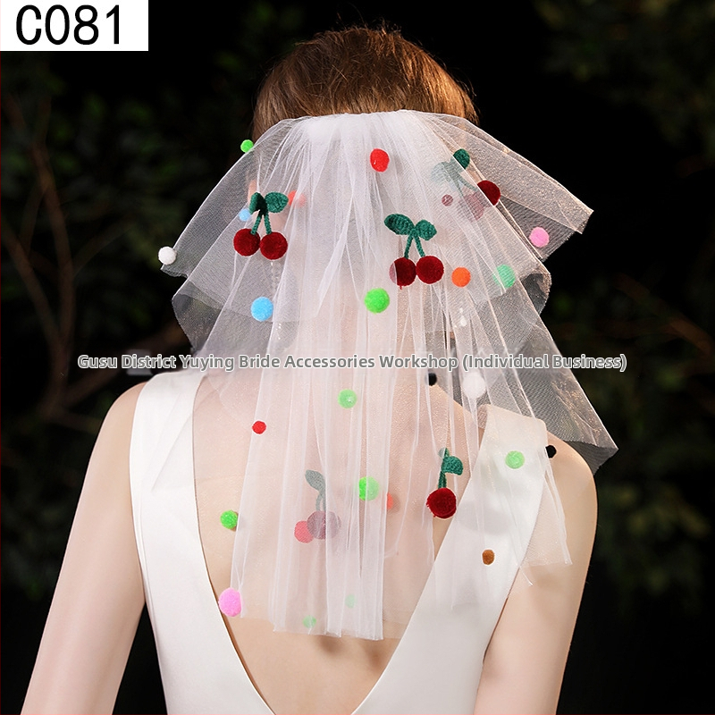 Αξεσουάρ κεφαλής από διχτυωτό ύφασμα με φιόγκο, γλυκό γυναικείο στυλ, μοτίβο, κατάλληλο για γάμο και δώρα γενεθλίων