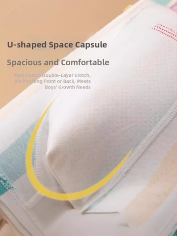 Chiloți pentru copii din bumbac cu imprimeu animație, 95% bumbac + 5% elastan, pentru copii peste 8 ani