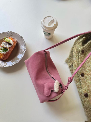 Geantă de umăr crossbody din piele de nivel superior, închidere magnetică, buzunar ascuns cu fermoar