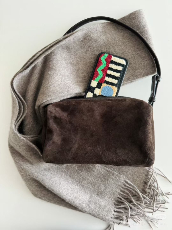 Geantă de umăr crossbody din piele de nivel superior, închidere magnetică, buzunar ascuns cu fermoar