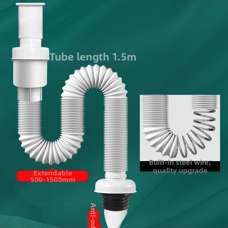 Odtok pre umývadlo s proti zápachu – PVC, model WD-XS171-20, menovitý tlak 1, prevádzková teplota 60°C, priama montáž