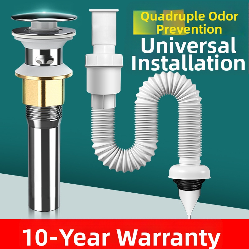 Odtok pre umývadlo s proti zápachu – PVC, model WD-XS171-20, menovitý tlak 1, prevádzková teplota 60°C, priama montáž