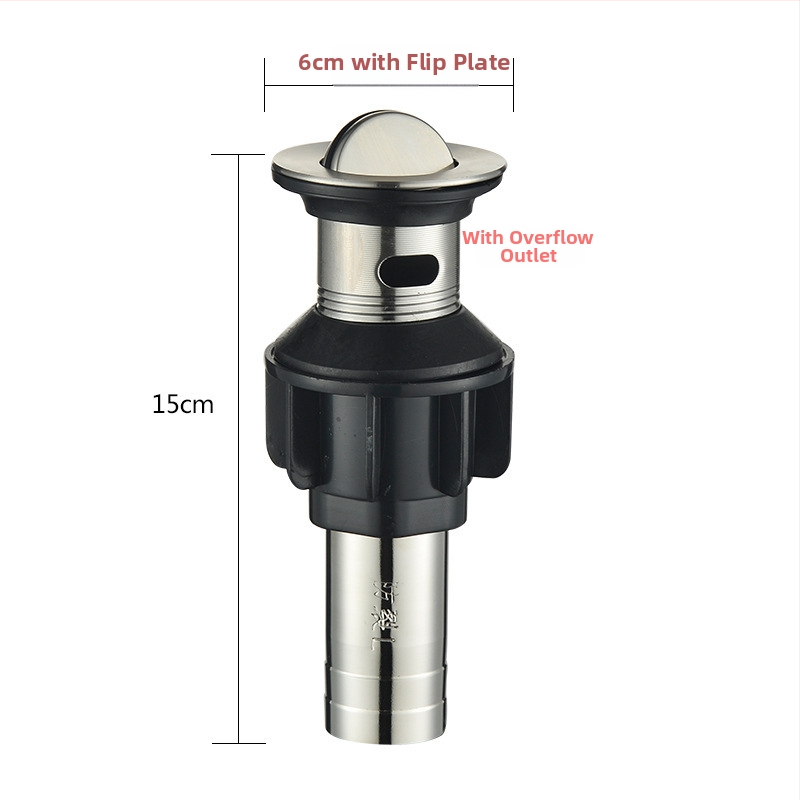 Odtok pre umývadlo s proti zápachu – PVC, model WD-XS171-20, menovitý tlak 1, prevádzková teplota 60°C, priama montáž