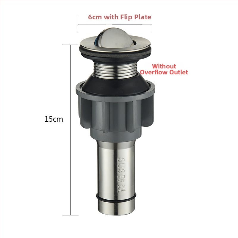 Odtok pre umývadlo s proti zápachu – PVC, model WD-XS171-20, menovitý tlak 1, prevádzková teplota 60°C, priama montáž