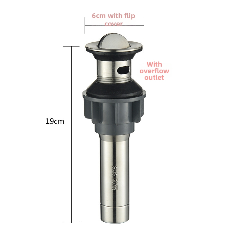 Odtok pre umývadlo s proti zápachu – PVC, model WD-XS171-20, menovitý tlak 1, prevádzková teplota 60°C, priama montáž