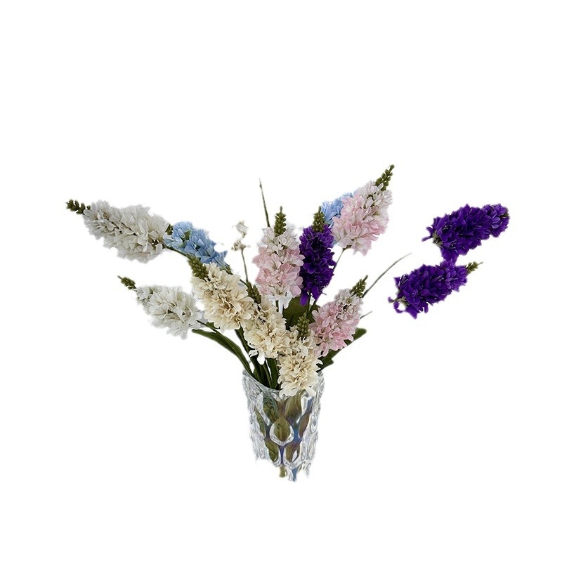 Háromágú mesterséges virágok selyemszövetből, esküvői és fotórekvizitumokra, Yulong márka, variáns 84685