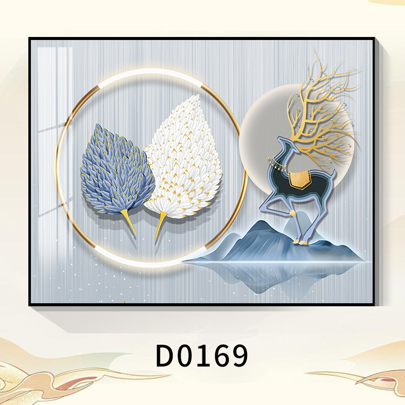 Διακοσμητικός πίνακας για κάλυψη ηλεκτρικού μετρητή, χωρίς διάτρηση για ανάρτηση, με κάδρο από PS αφρό, τοπίο