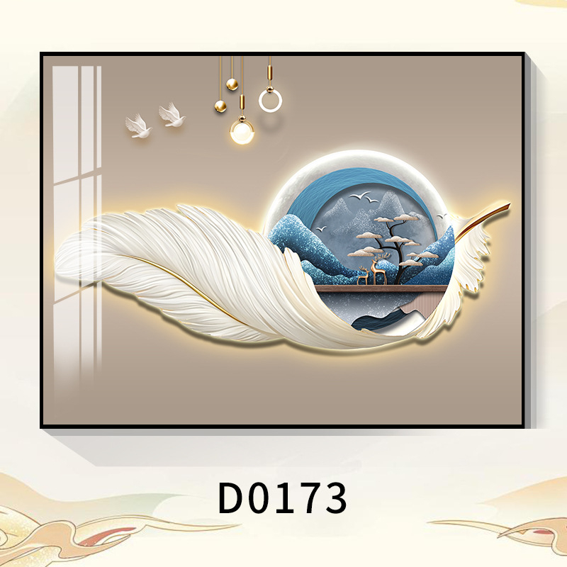 Διακοσμητικός πίνακας για κάλυψη ηλεκτρικού μετρητή, χωρίς διάτρηση για ανάρτηση, με κάδρο από PS αφρό, τοπίο