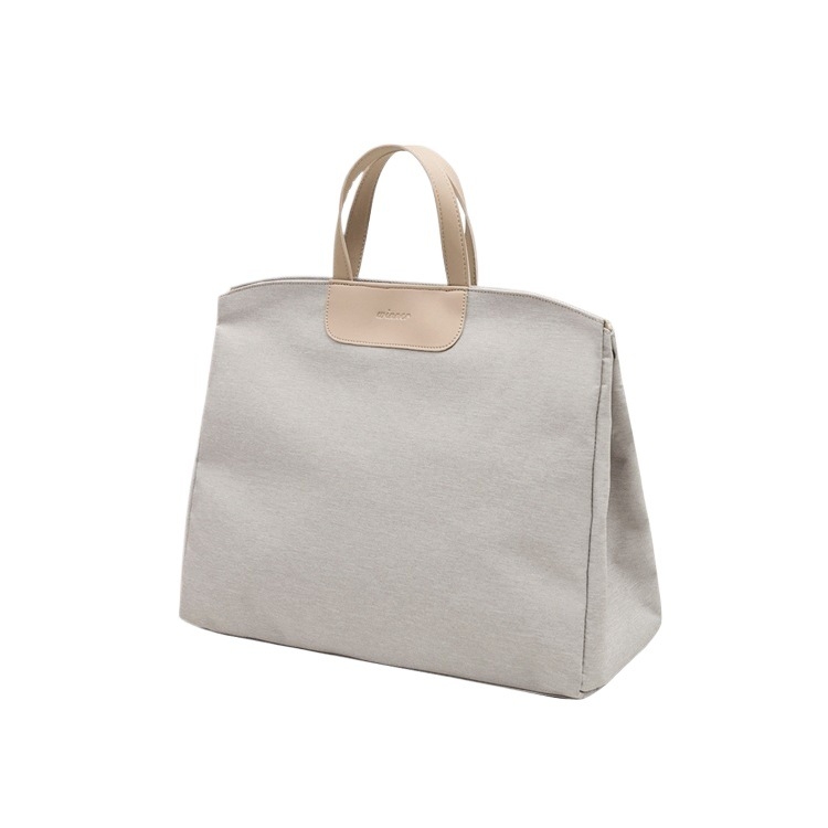 Damska torba za dokumente – korejski stil, profesionalna, velika zapremina, Oxford plat; Materijal: Silk Flower; Stil: ramena/crossbody; Oblik: desni trapez; Otvaranje: poklopac