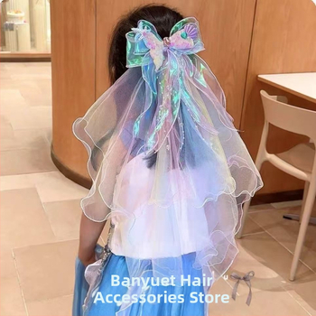 Αξεσουάρ κεφαλής για παιδιά – Καρτούν στυλ, Σχήμα λουλουδιού, Ύφασμα, Υφανση