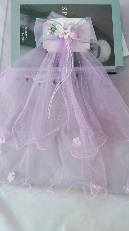 Αξεσουάρ κεφαλής για παιδιά – Καρτούν στυλ, Σχήμα λουλουδιού, Ύφασμα, Υφανση