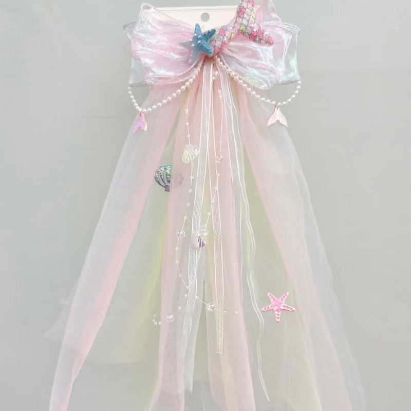 Αξεσουάρ κεφαλής για παιδιά – Καρτούν στυλ, Σχήμα λουλουδιού, Ύφασμα, Υφανση