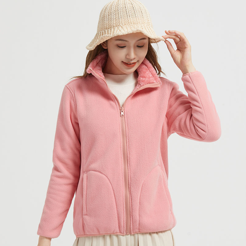 Uniszex téli kétoldalas fleece dzseki, szélvédett, szintetikus rostok keverékéből.