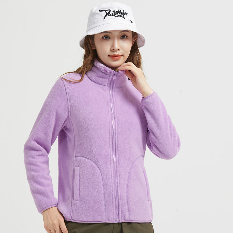 Uniszex téli kétoldalas fleece dzseki, szélvédett, szintetikus rostok keverékéből.