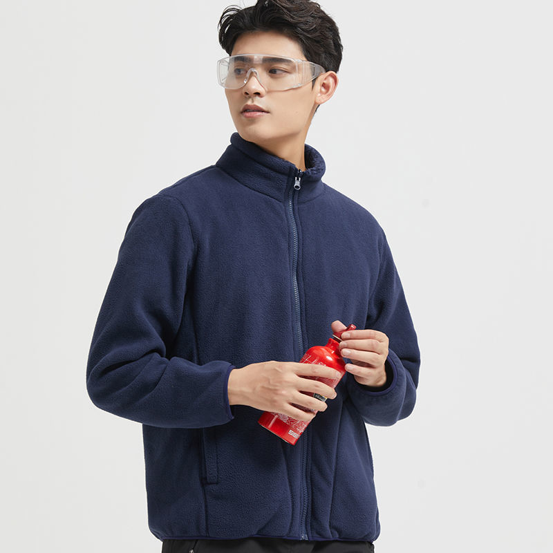 Uniszex téli kétoldalas fleece dzseki, szélvédett, szintetikus rostok keverékéből.