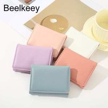 Beelkeey γυναικείο πορτοφόλι νομισμάτων με τριπλό PU, ultra‑ελαφρύ καθημερινό πορτοφόλι με επένδυση πολυεστέρα, κορεατικό στυλ, καλοκαίρι 2024