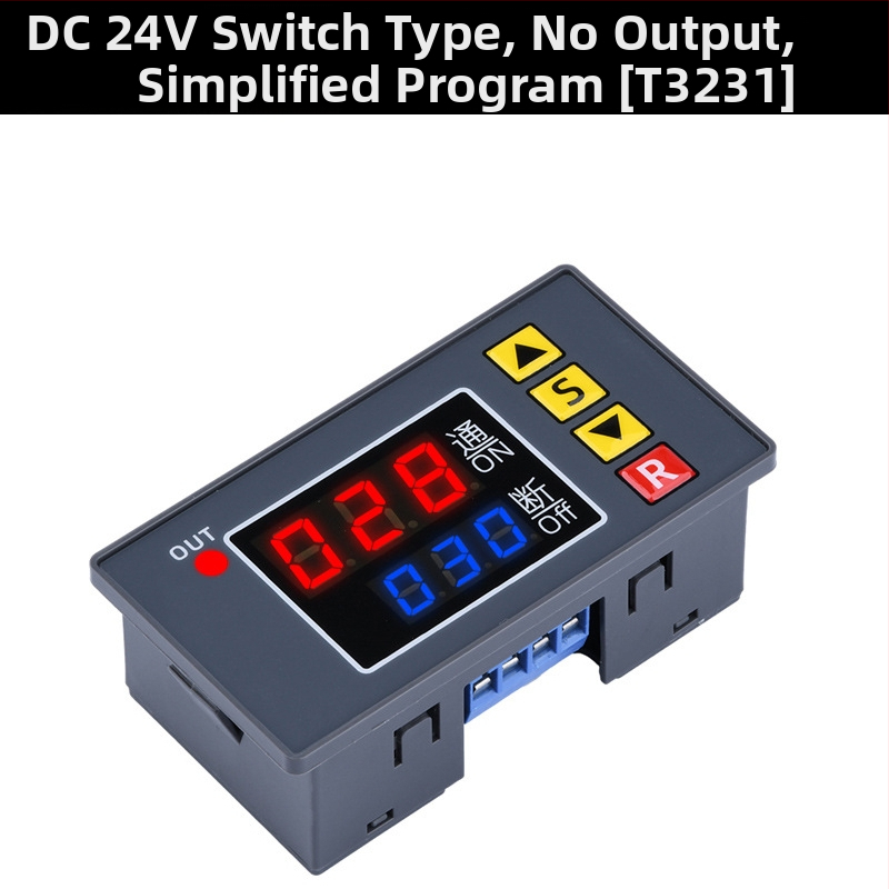 Μοντέλο ρελέ χρονομέτρου 12V/24V/220V με καθυστέρηση, άπειρος κύκλος ισχύος, διπλή ψηφιακή οθόνη