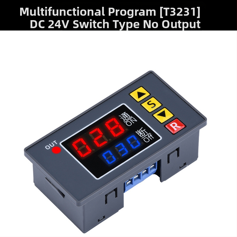 Μοντέλο ρελέ χρονομέτρου 12V/24V/220V με καθυστέρηση, άπειρος κύκλος ισχύος, διπλή ψηφιακή οθόνη