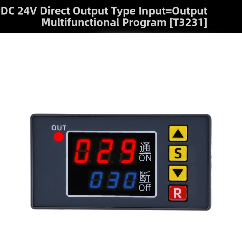 Μοντέλο ρελέ χρονομέτρου 12V/24V/220V με καθυστέρηση, άπειρος κύκλος ισχύος, διπλή ψηφιακή οθόνη
