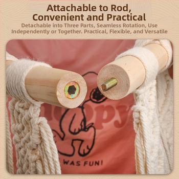 Μποέμικο βαμβακερό ταπετσαρία τοίχου, χειροποίητο, τετράγωνο, ριγέ σχέδιο