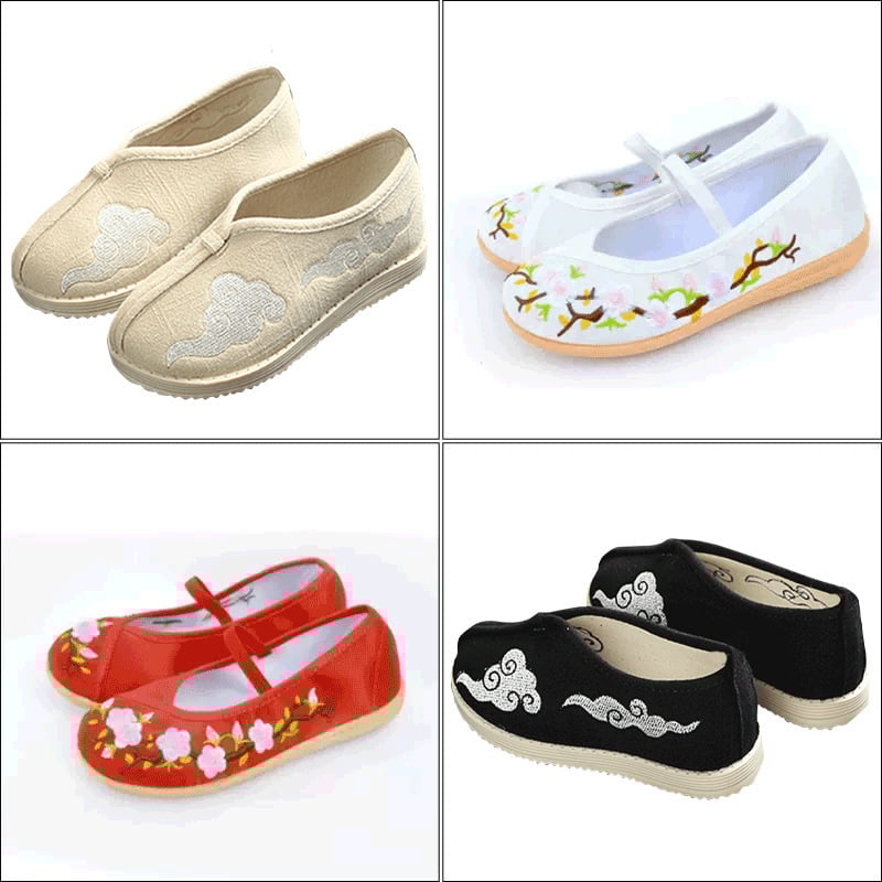 Gyerekeknek készült etnikai lapos talpú cipő, PU felsőrész és PU belső rész, uniszex, Shandong eredet
