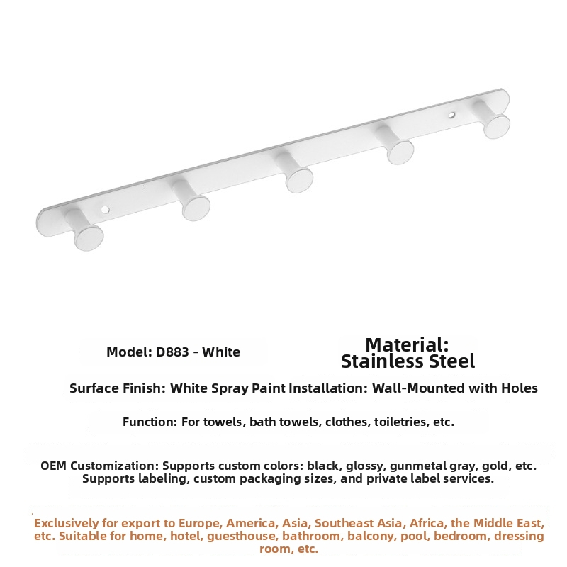 304 rozsdamentes acél törölközőtartó, falra szerelhető, egylábu vagy kettős rúddal, polírozott felület, 2 rétegű tárolás