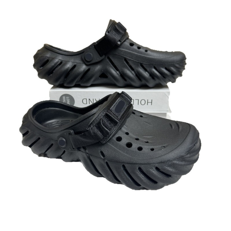 Sandale pentru bărbați — partea superioară și talpa din EVA, rezistente la uzură, pentru patru sezoane, încălțăminte casual outdoor, tehnologie talpă din viscoză