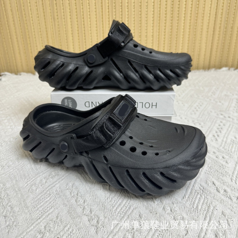 Sandale pentru bărbați — partea superioară și talpa din EVA, rezistente la uzură, pentru patru sezoane, încălțăminte casual outdoor, tehnologie talpă din viscoză