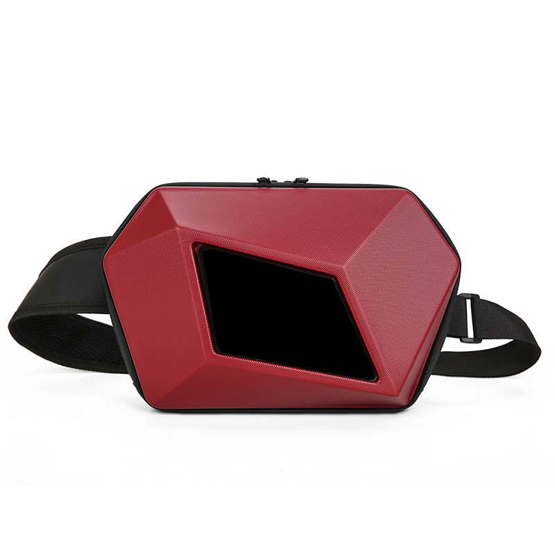 Ανδρική χιαστί τσάντα, PVC περίβλημα, πολυεστερική επένδυση, μάρκα Pengyu, αναπνεύσιμη, αδιάβροχη, ανθεκτική στη φθορά, επεκτάσιμη